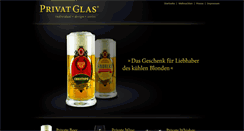Desktop Screenshot of privatglas.de