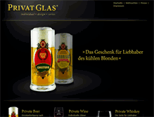 Tablet Screenshot of privatglas.de